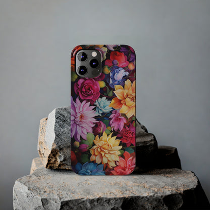 Introducing the "Blossom Beauty" Cell Phone Case – Elevate Your Style with Floral Charm -Slim Phone Cases