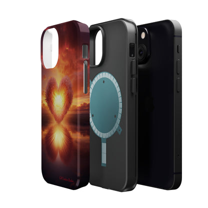 Introducing the "Sun-Kissed Heart" Cell Phone Case – Radiate Love and Light -MagSafe Tough Cases