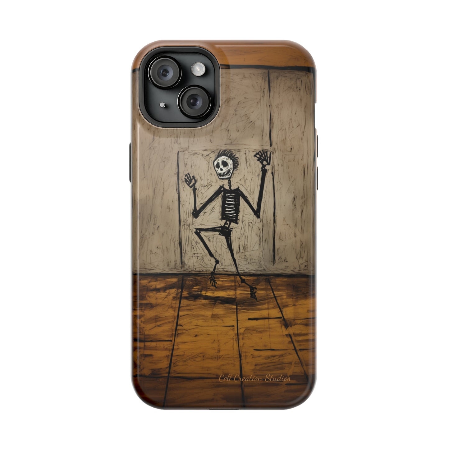 "Groovy Bones Skeleton" -MagSafe Tough iPhone Cases