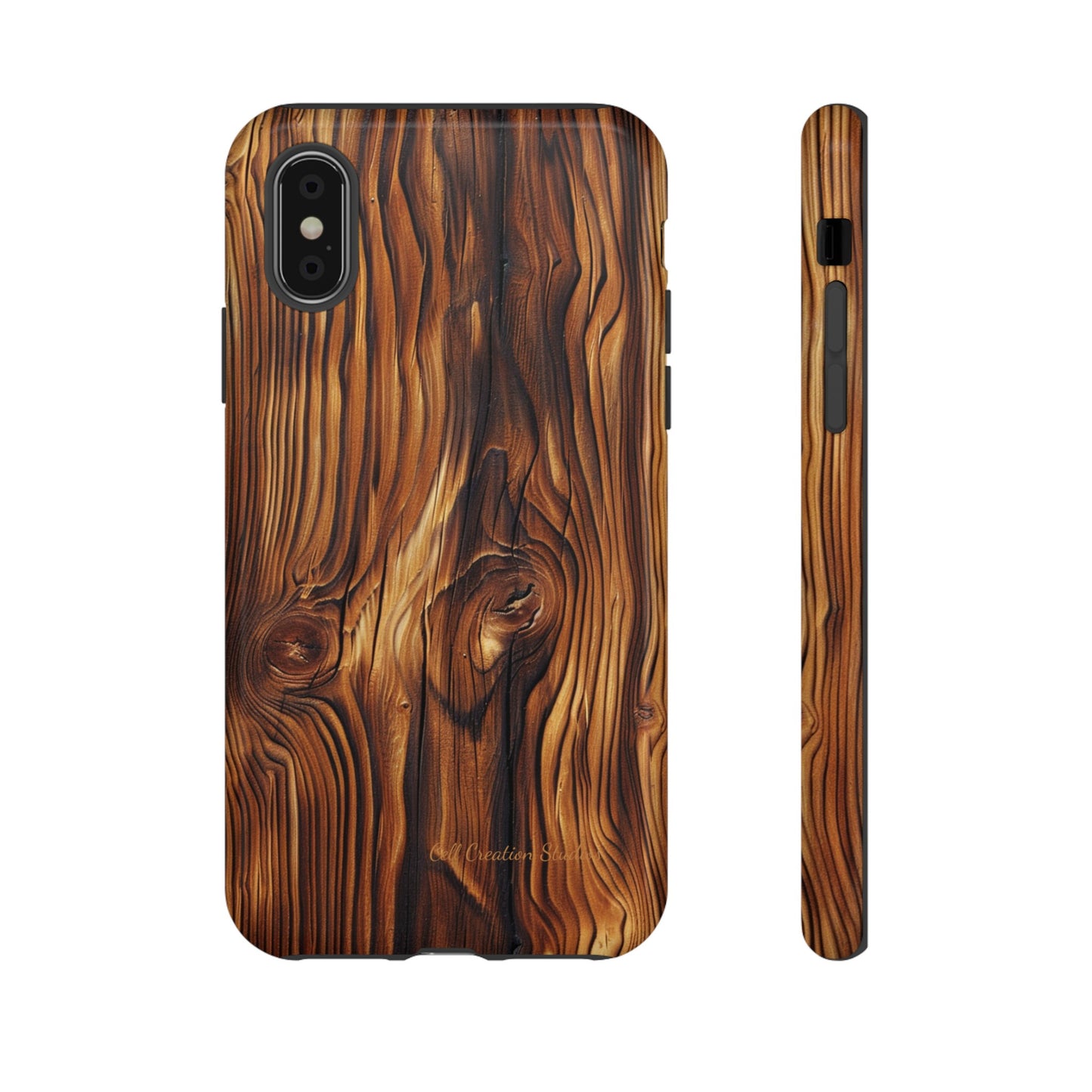 "Wood Grain Elegance"  -Tough iPhone Cases