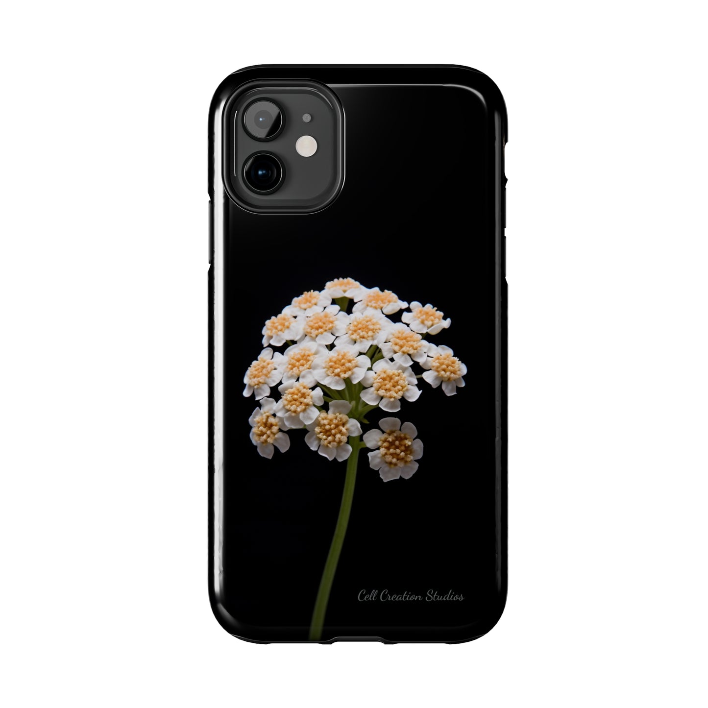 "Elegant Yarrow Bloom" Phone Case -Tough Phone Cases