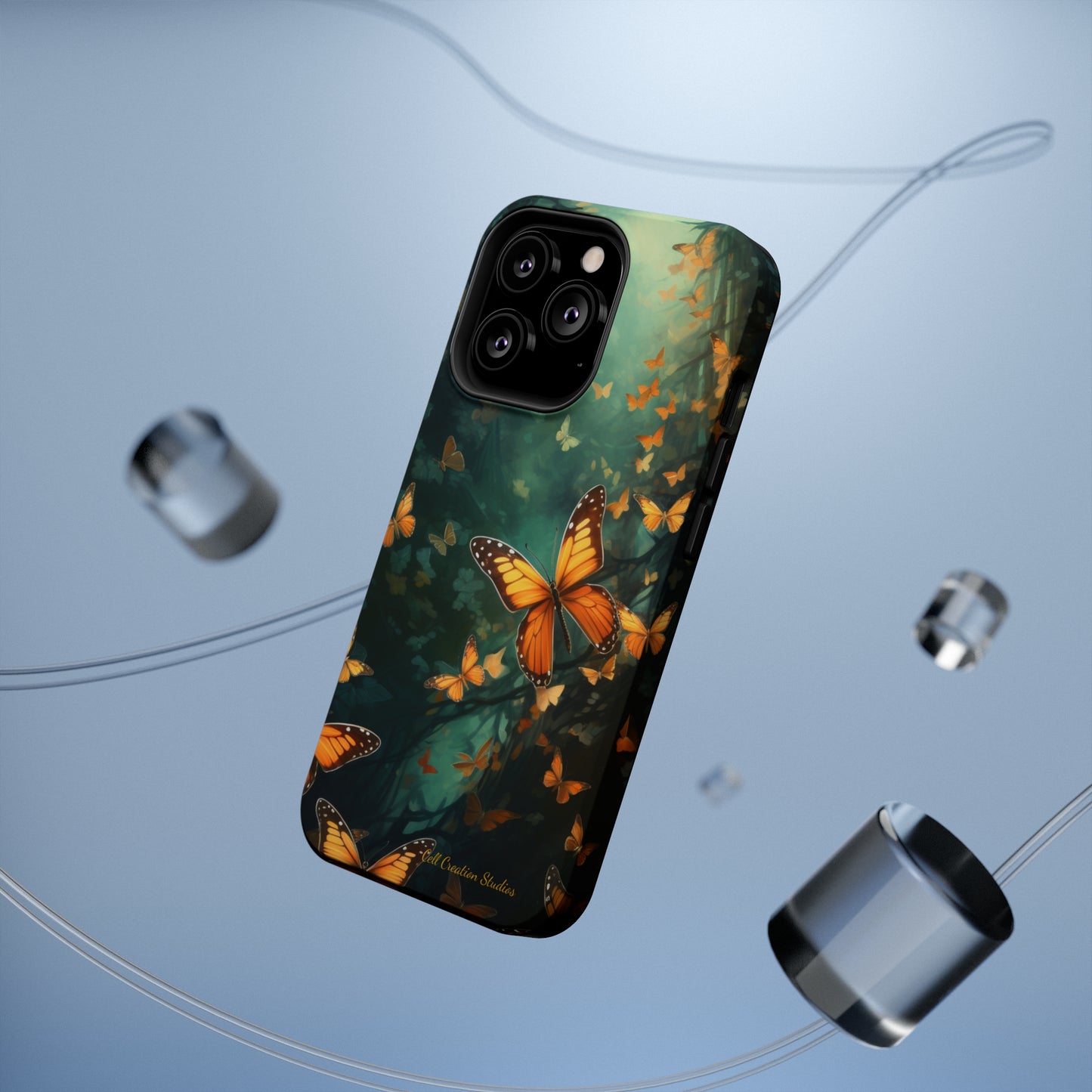 Introducing the "Butterfly Symphony" Cell Phone Case – Embrace the Dance of Nature! -MagSafe Tough Cases