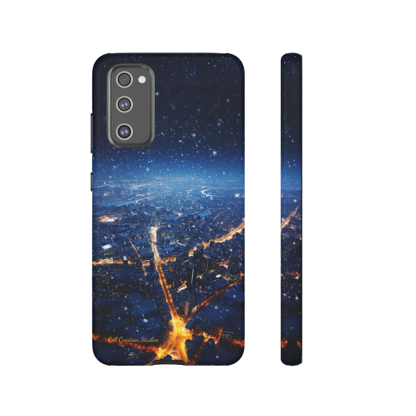 "Urban Snowfall Glow" -Tough Samsung Phone Cases