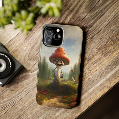 Introducing the "Smiling Mushroom" Cell Phone Case – Spread Joy with Every Glance! -Tough Phone Cases