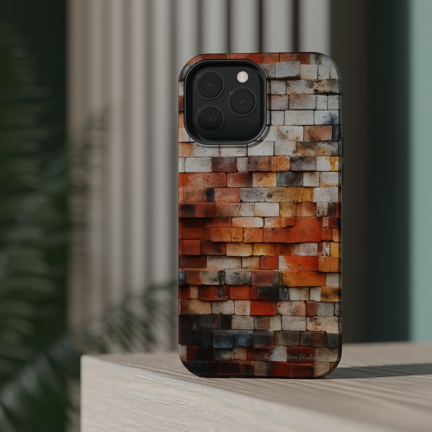 Introducing our "Urban Brickwork" Cell Phone Case – the perfect fusion of style and protection for your device -MagSafe Tough Cases