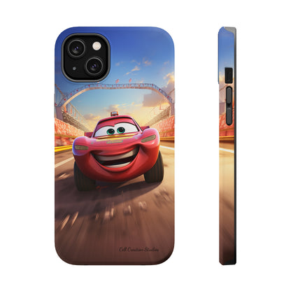 The " Smiling Red Racer" Phone Case -MagSafe Tough Cases