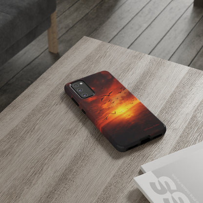 Introducing the "Sunset Soar" Cell Phone Case – Embrace Freedom and Beauty -Tough Cases