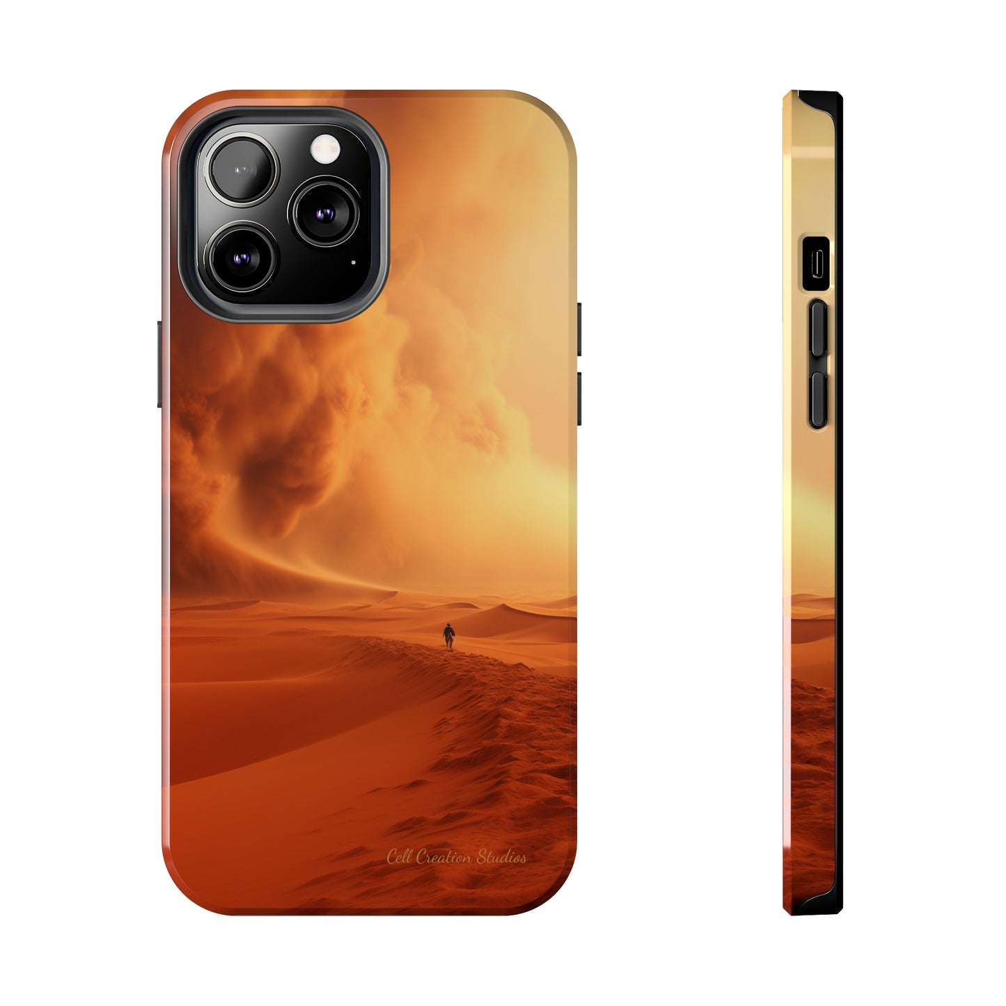 Introducing the "Desert Wanderer" Cell Phone Case – Embark on a Journey through Sand and Storm -Tough Phone Cases