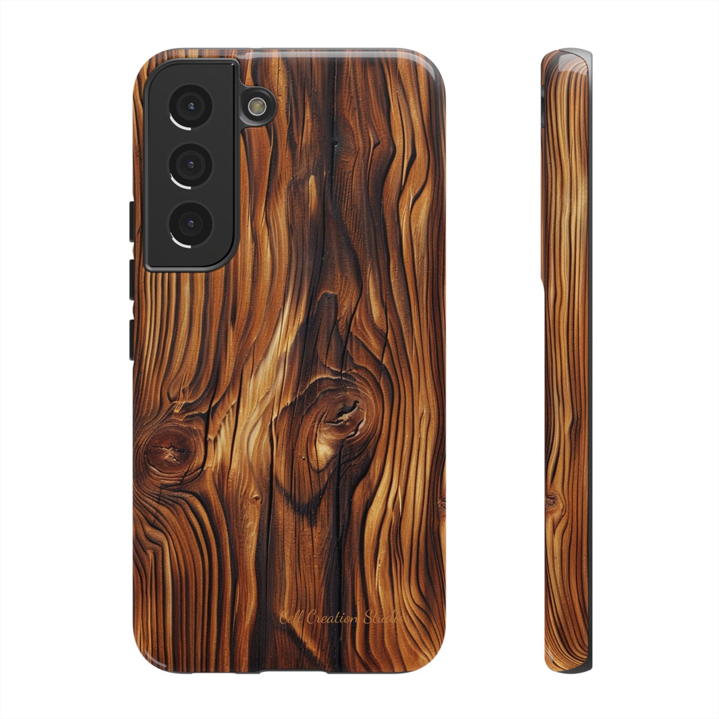 "Wood Grain Elegance" Tough Samsung Galaxy Cases