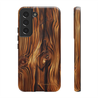 "Wood Grain Elegance" Tough Samsung Galaxy Cases