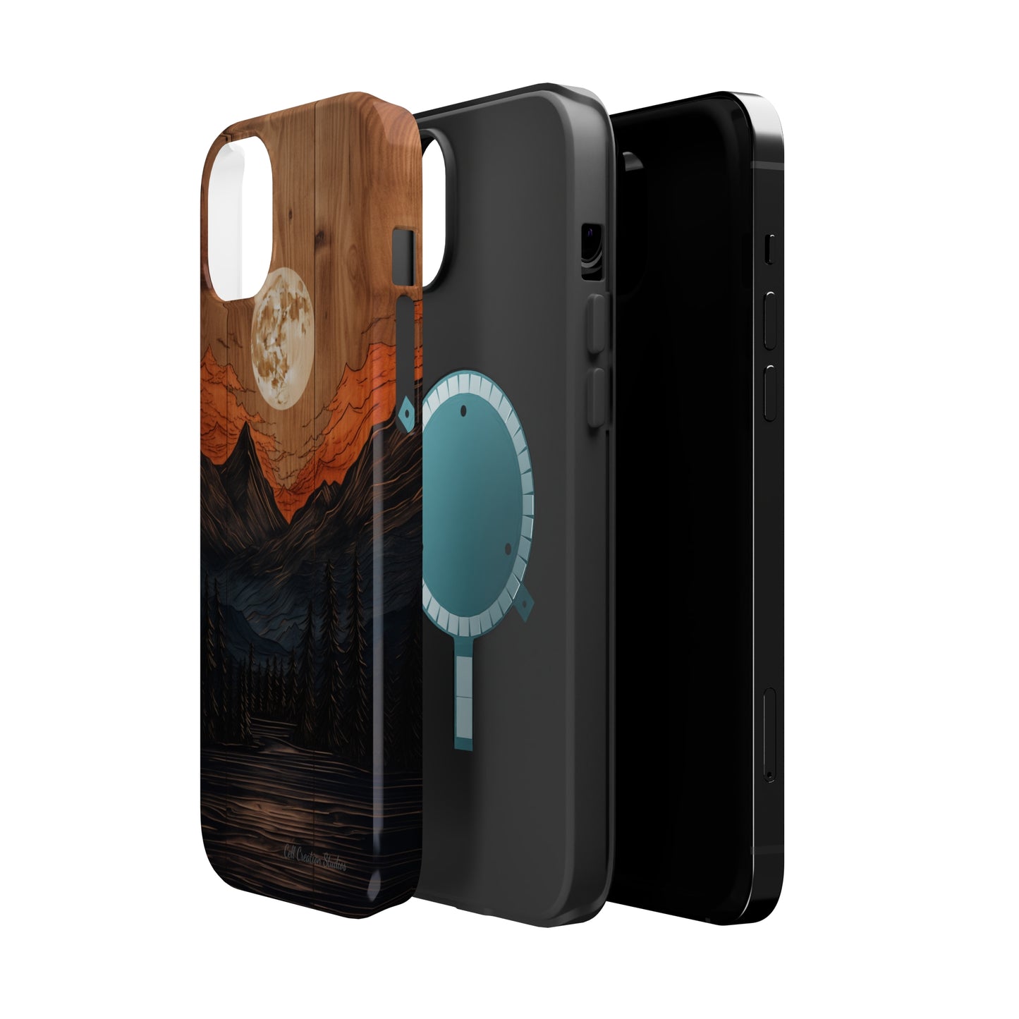 "Elevate Your Style with the Mountain Moonlight Phone Case" -MagSafe Tough Cases