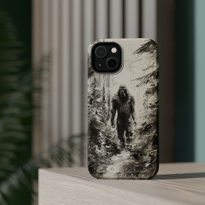 "Bigfoot in the Wilderness" Cell Phone Case – Encounter Bigfoot's Mystery -MagSafe Tough Cases