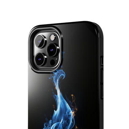 "Blue Flame" Phone Case: Ignite Your Style with Fiery Elegance -Tough Phone Cases