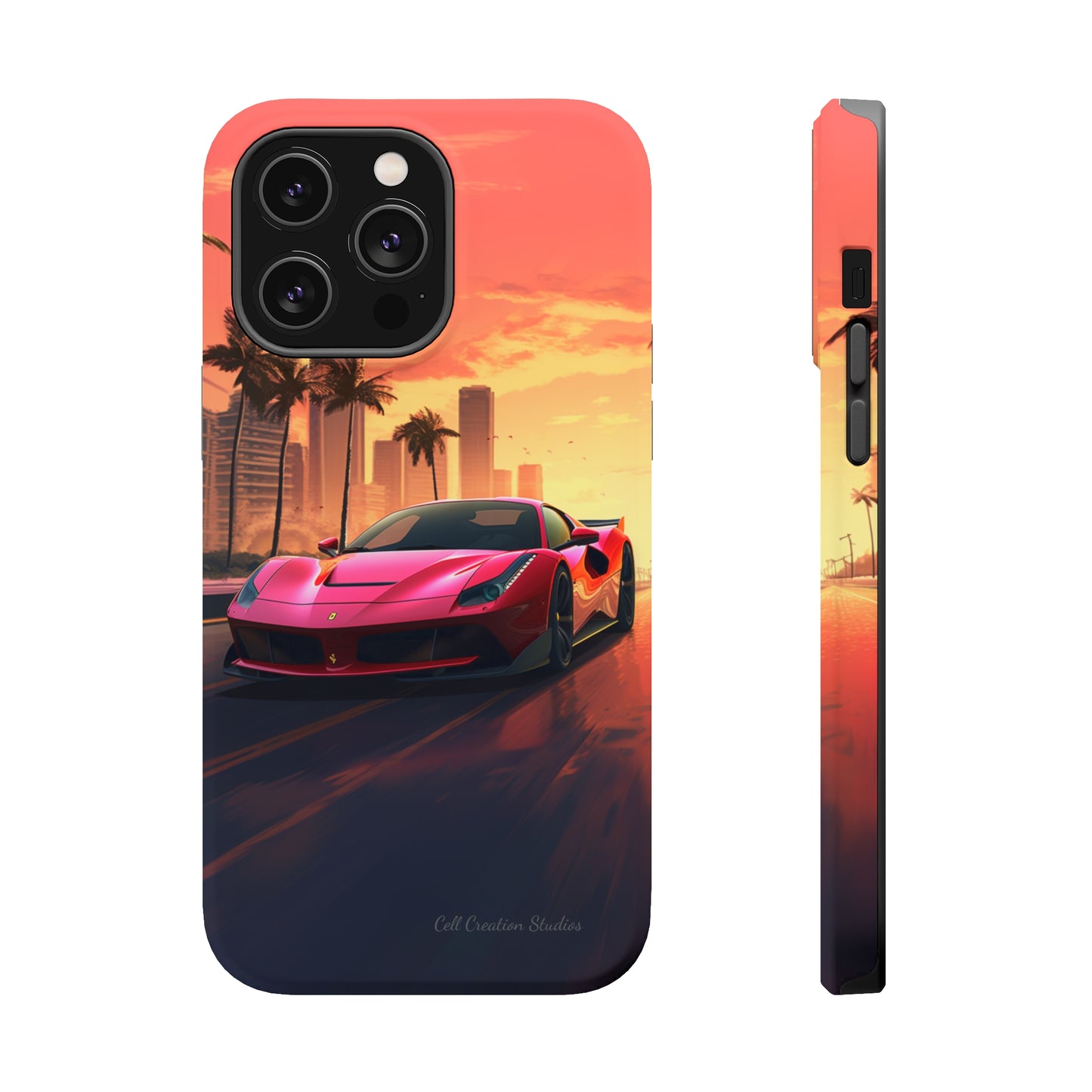 "Sunset Boulevard Ferrari Edition" -MagSafe Tough iPhone Cases