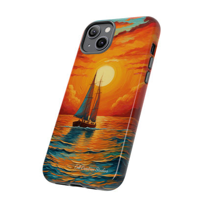 "Sailboat Sunset" - Tough iPhone Cases