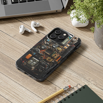 Introducing the "Tech Insight" Cell Phone Case – Explore Inner Workings with Transparent Design -Tough Phone Cases