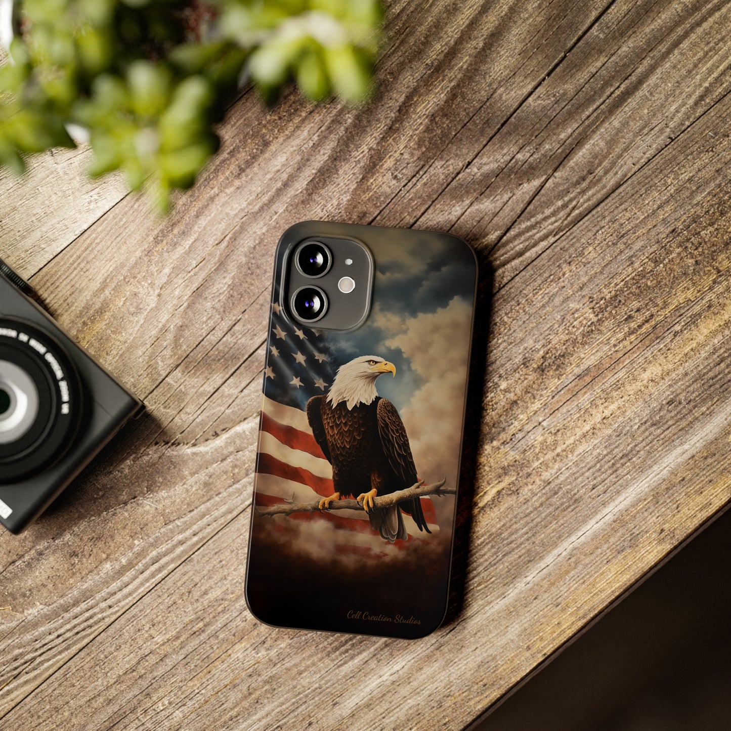 Introducing the "Eagle's Majesty" Cell Phone Case – Soar with American Pride -Slim Phone Cases