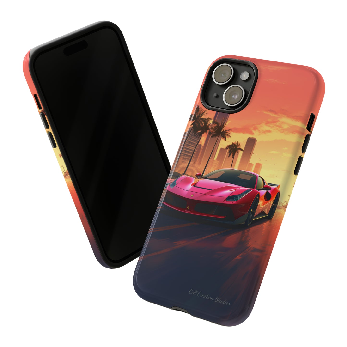 "Sunset Boulevard Ferrari Edition" -Tough iPhone Cases