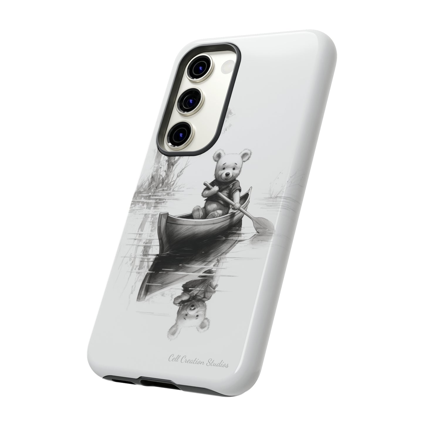 "Winnie-the-Pooh Rowing" Phone Case -Tough Cases