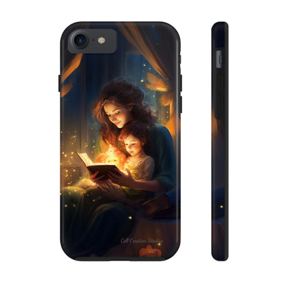 Introducing the "Bedtime Story Bliss" Cell Phone Case – Cherish Heartwarming Moments with Every Glance -Tough Phone Cases