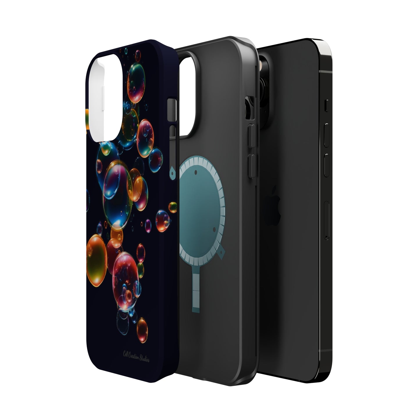 Elevate Your Phone's Aesthetic with our "BubbleBurst" Cell Phone Case -MagSafe Tough Cases