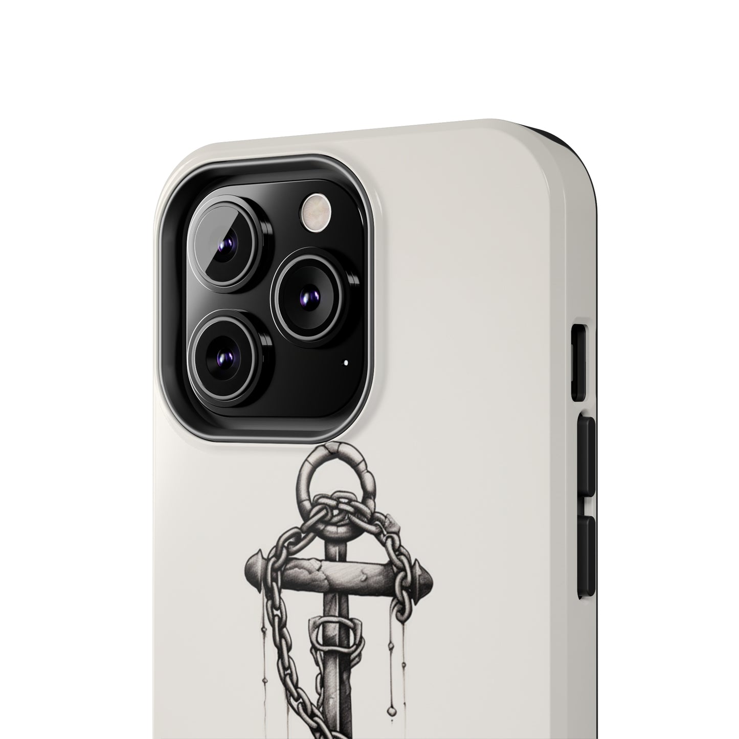 "Nautical Elegance Anchor" -Tough iPhone Cases