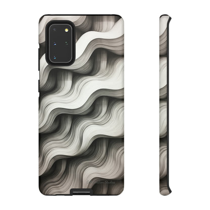 The "Geometric Waves" Cell Phone Case -Tough Cases