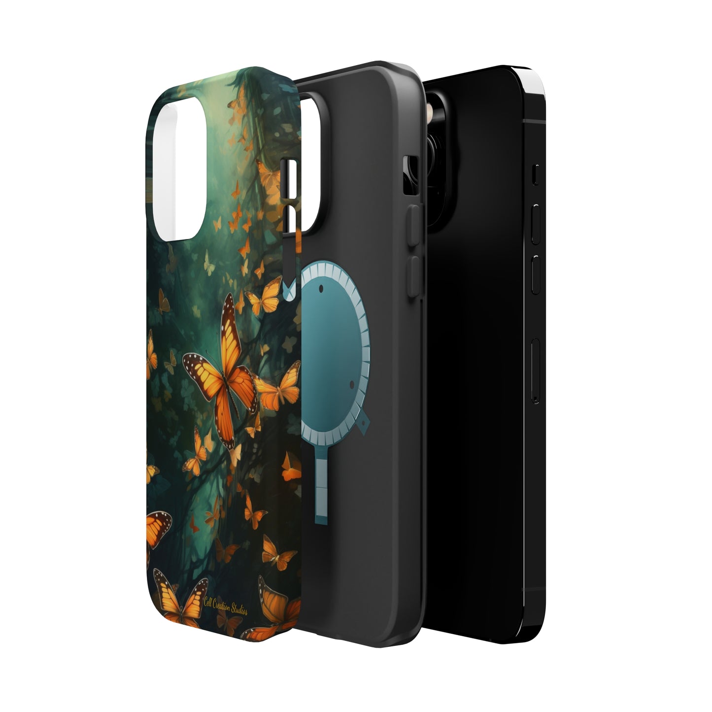 Introducing the "Butterfly Symphony" Cell Phone Case – Embrace the Dance of Nature! -MagSafe Tough Cases