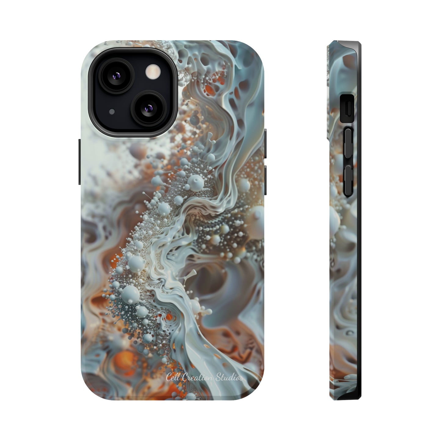 "3D Liquid Splash" -MagSafe Tough iPhone Cases