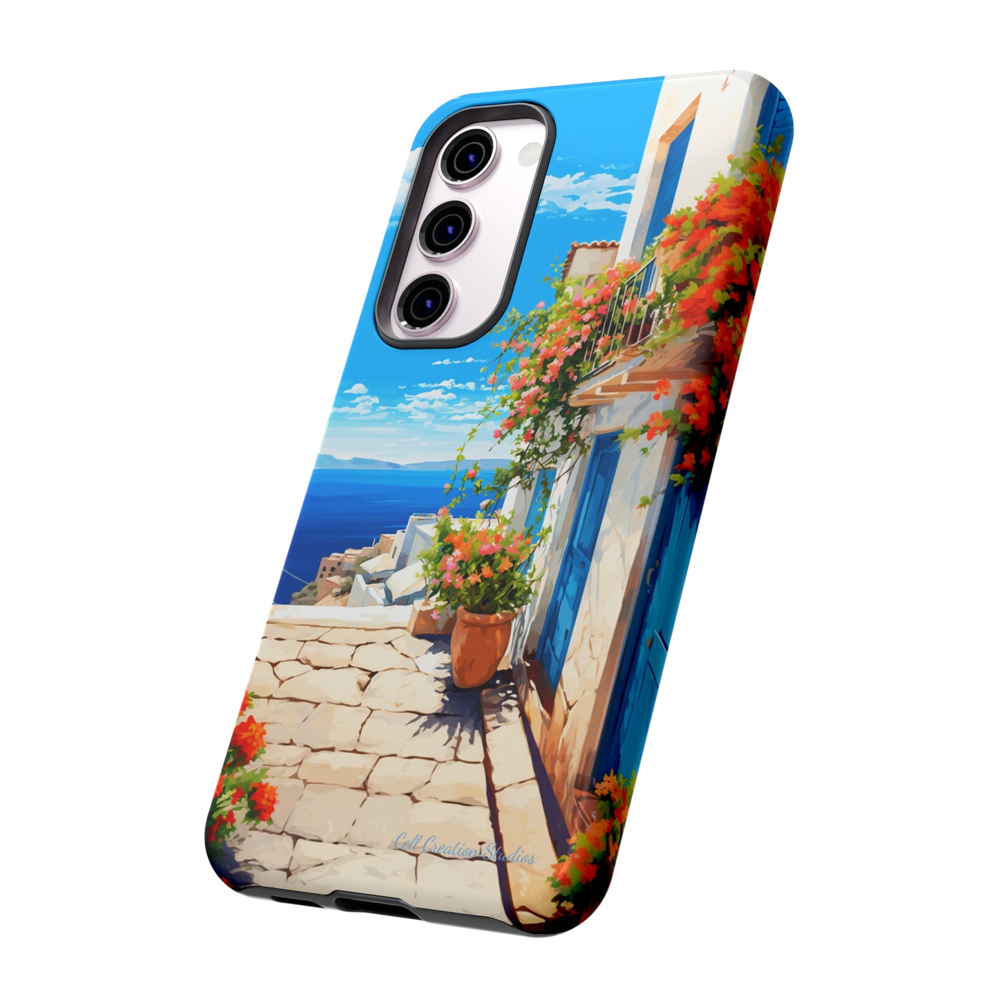 "Mediterranean Bliss Horizon" -Tough Samsung Phone Cases