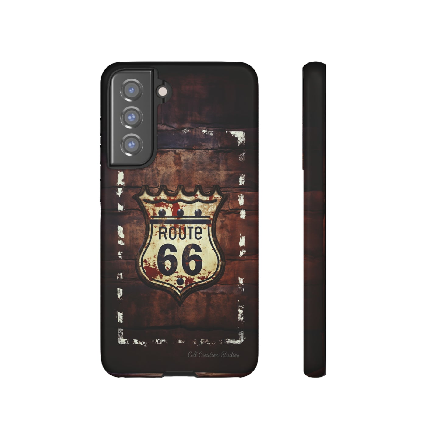 "Retro Route 66" Phone Case -Tough Cases