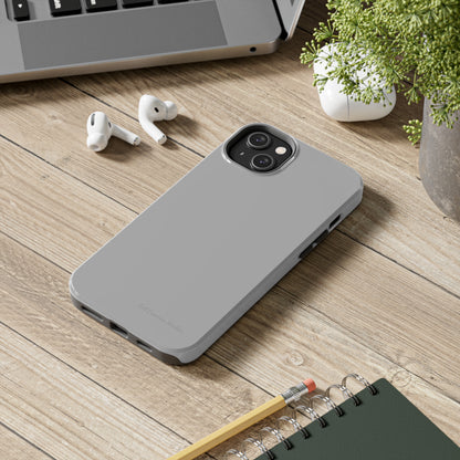"Sleek Silver Essence" -Tough iPhone Cases