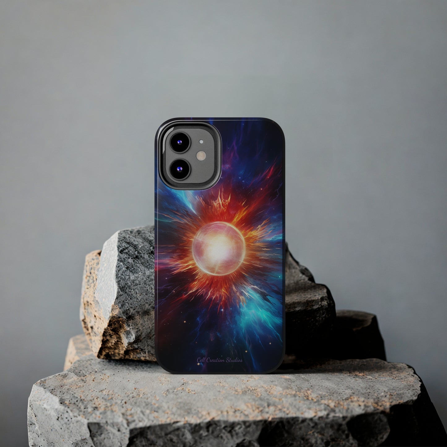 Introducing the "Stellar Cataclysm" Cell Phone Case – Capture the Cosmic Drama of a Neutron Star Explosion! -Tough Phone Cases