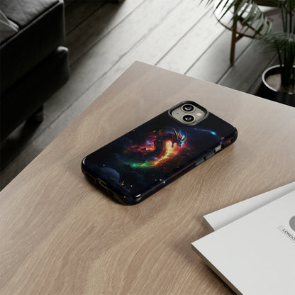 "Cosmic Dragon Unleashed" -Tough iPhone Cases