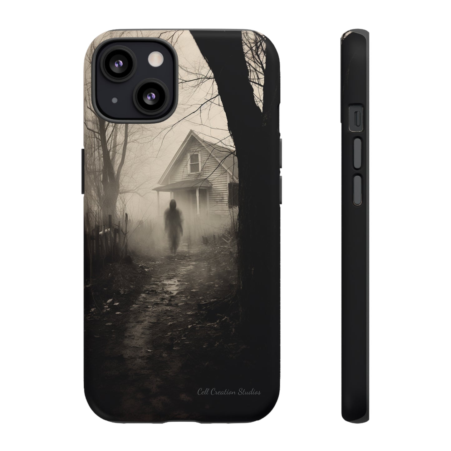 Introducing the "Ethereal Encounter" Cell Phone Case – Unveil the Mystery of the Ghostly Presence -Tough Cases