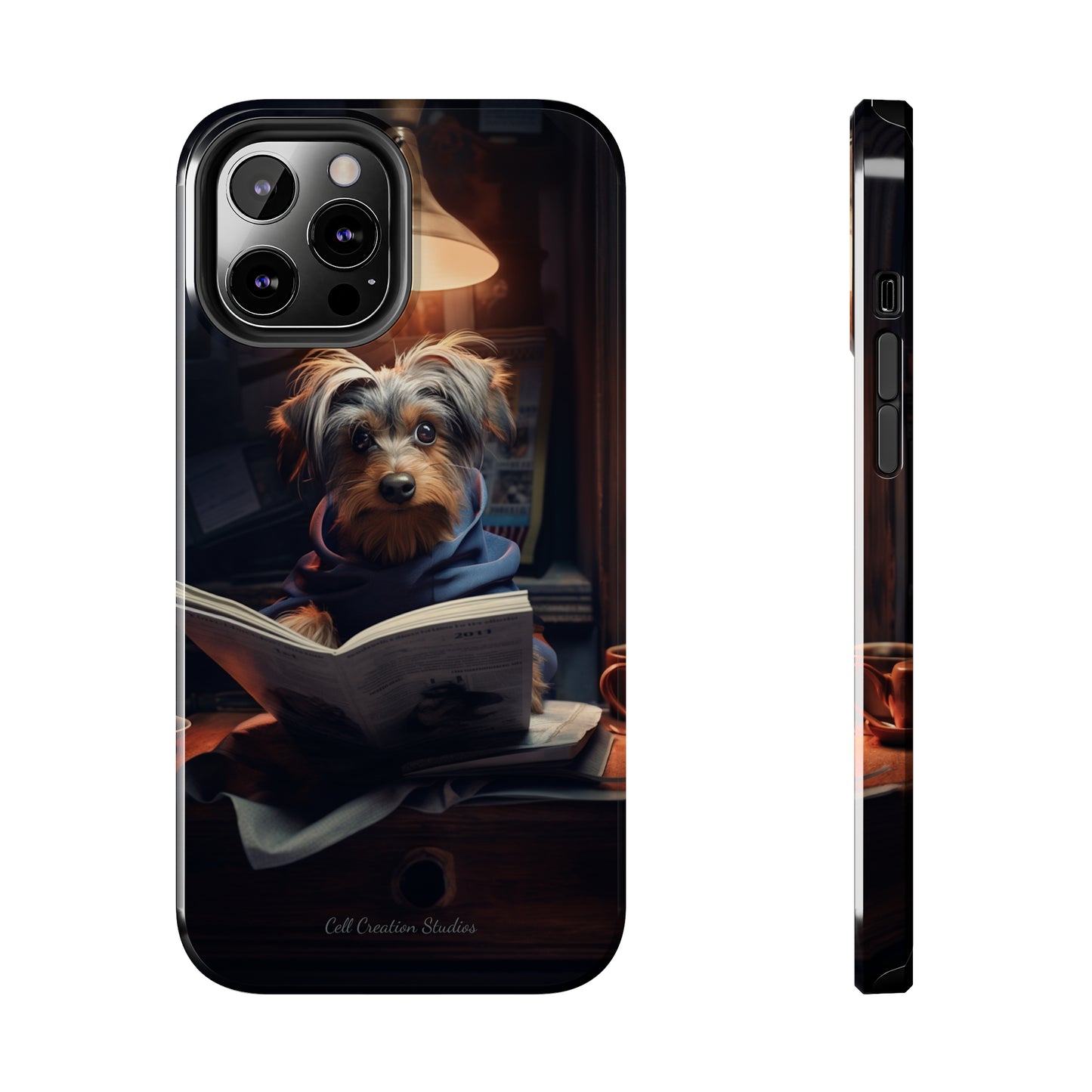 Introducing the "Canine Chronicle" Cell Phone Case – Where Tail-Wagging Tales Unfold! -Tough Phone Cases