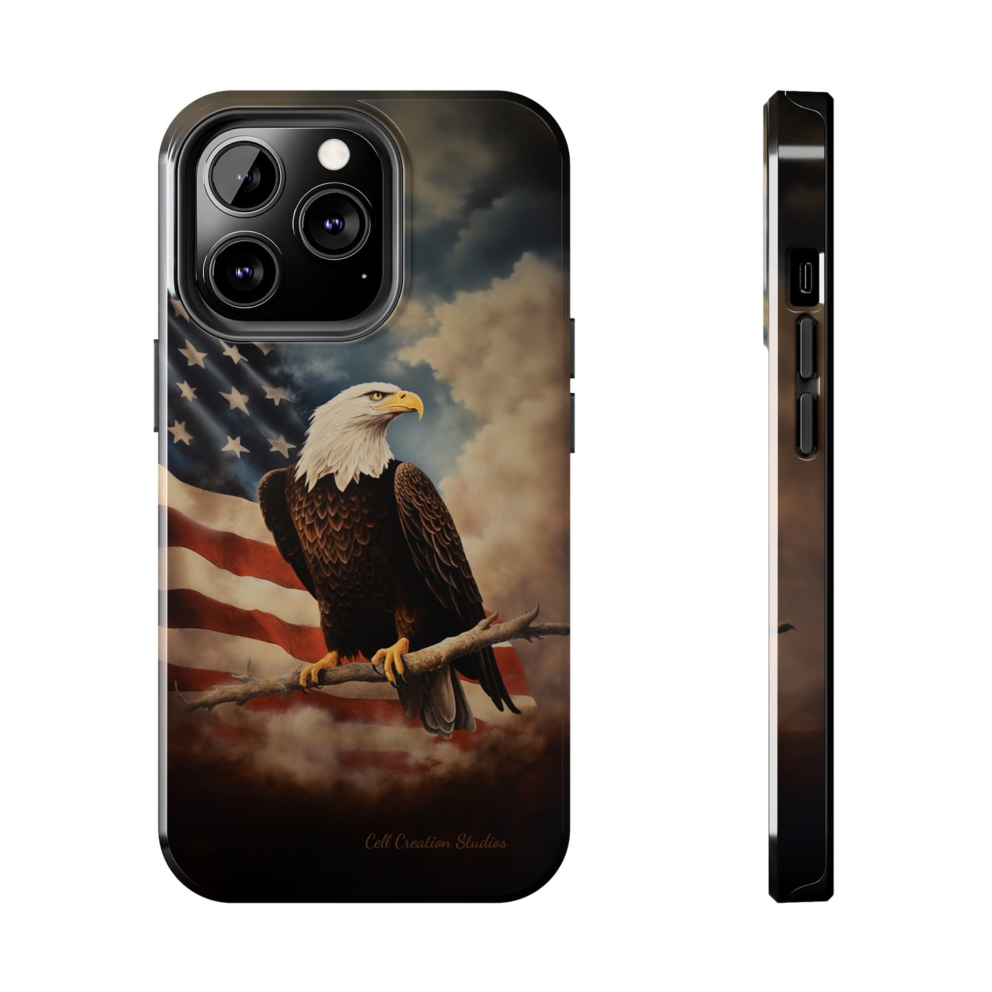 Introducing the "Eagle's Majesty" Cell Phone Case – Soar with American Pride -Tough Phone Cases