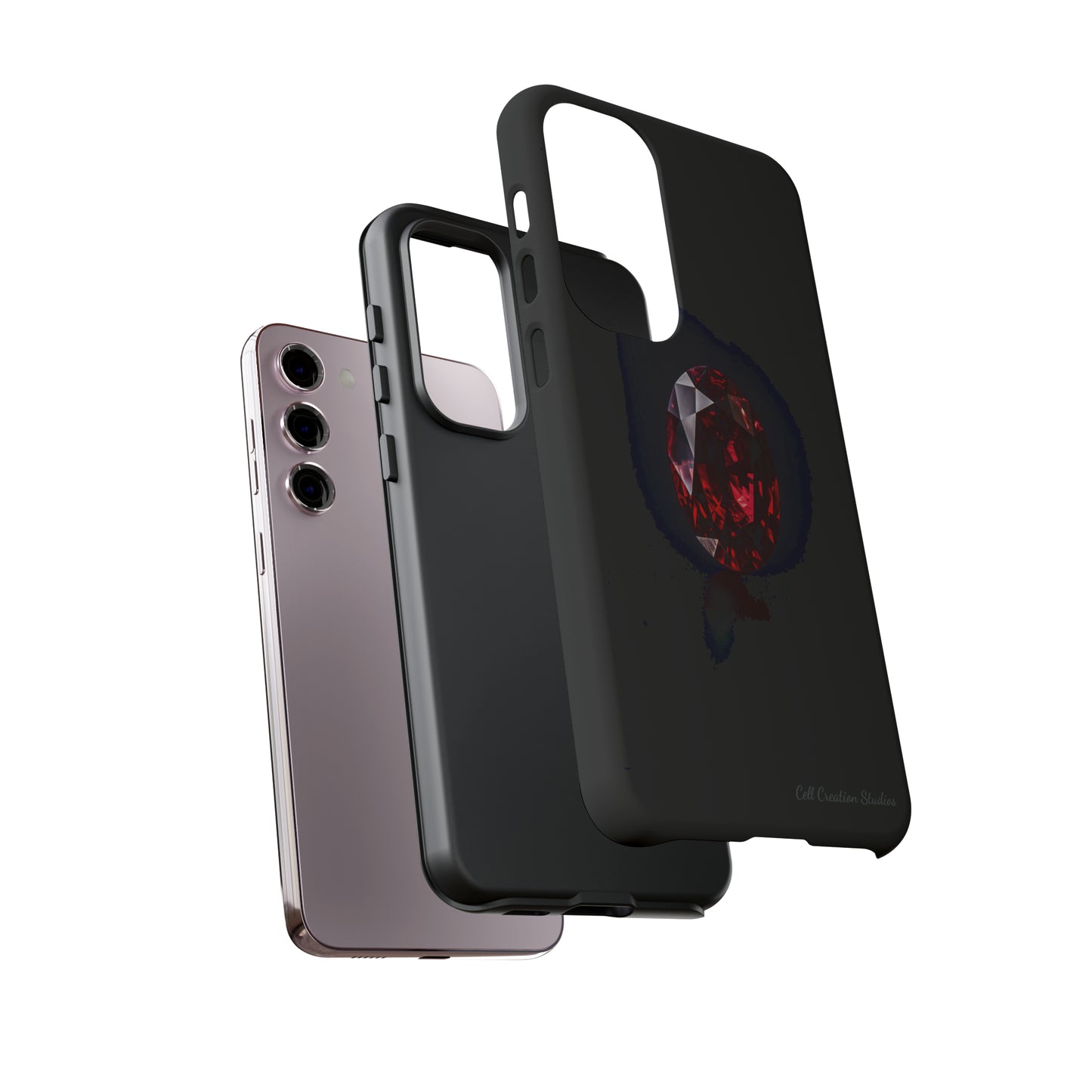 "Ruby Radiance" Phone Case -Tough Cases