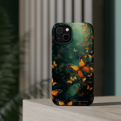 Introducing the "Butterfly Symphony" Cell Phone Case – Embrace the Dance of Nature! -MagSafe Tough Cases