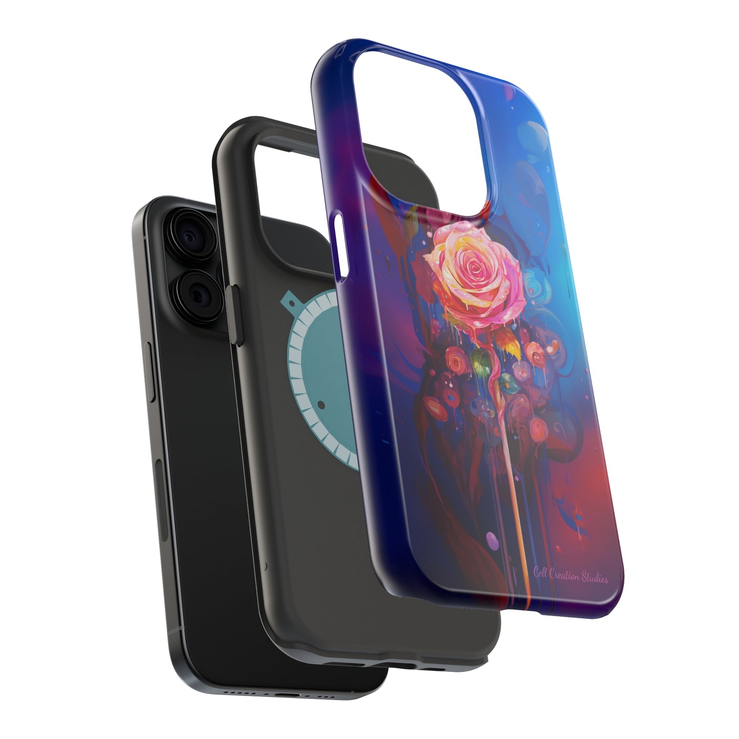 "Dreamy Rose Bloom Fantasy" -MagSafe Tough iPhone Cases