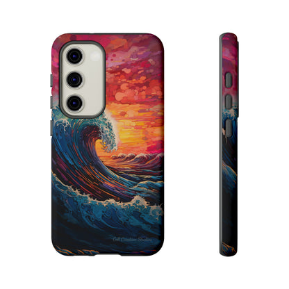 "Colorful Ocean Wave" Cell Phone Case -Tough Cases