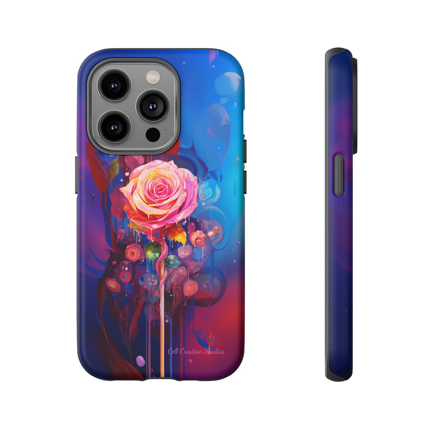 "Dreamy Rose Bloom Fantasy" -Tough iPhone Cases