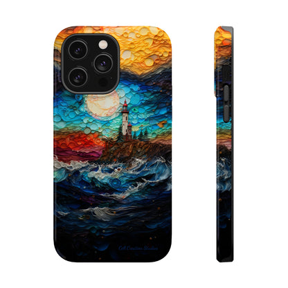 "Coastal Canvas Guardian" -MagSafe Tough iPhone Cases