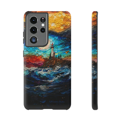 "Coastal Canvas Guardian" -Tough Samsung Phone Cases