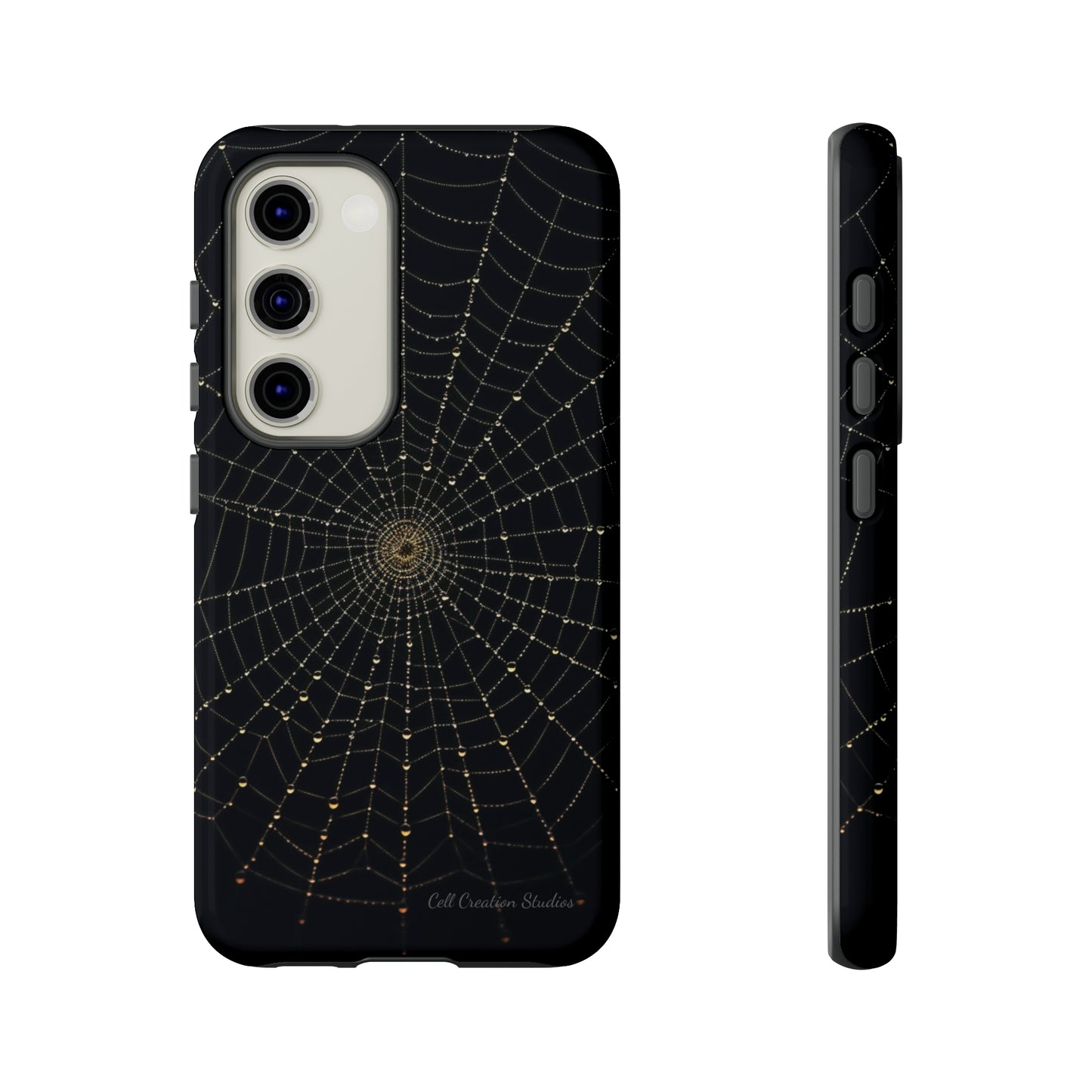 "Silken Noir Guardian" -Tough Samsung Phone Cases