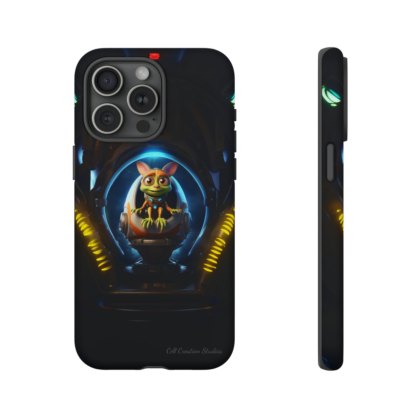 The "Galactic Explorer Alien Spaceship" Phone Case -Tough Cases