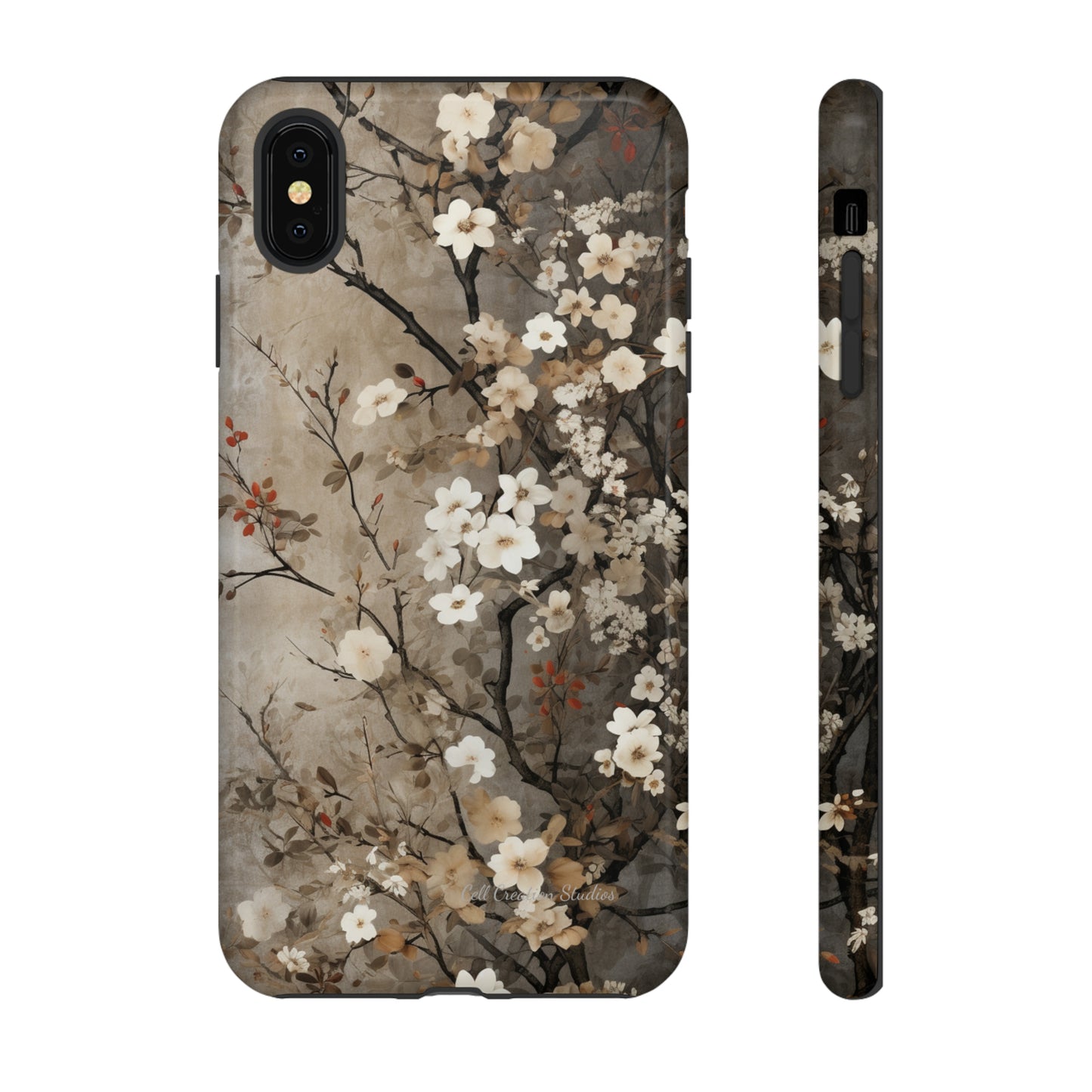 "Whimsical Blooms" -Tough iPhone Cases