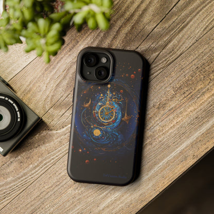 "Cosmic Clock Elegance" -MagSafe Tough iPhone Cases