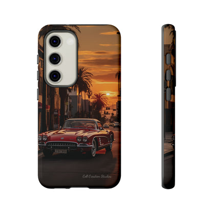 "Sunset Boulevard Classic Red Car" Cell Phone Case -Tough Cases