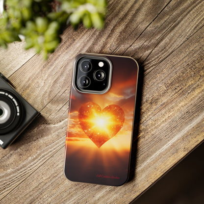 Introducing the "Sunlit Heart" Cell Phone Case – Embrace Love and Radiance -Tough Phone Cases